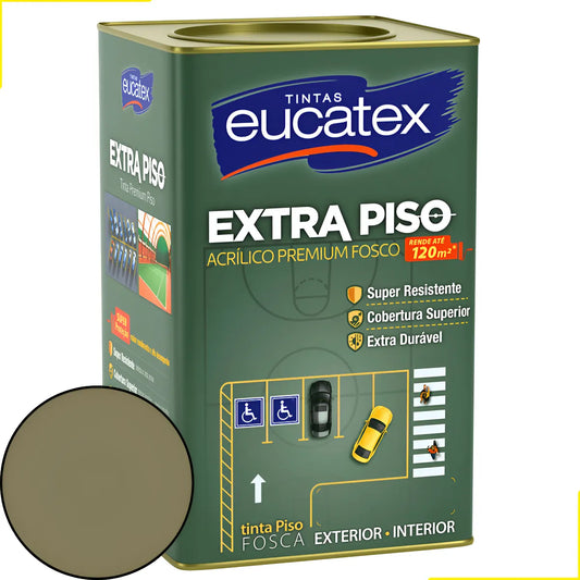 Tinta Acrílica Para Piso 18L Concreto - Eucatex