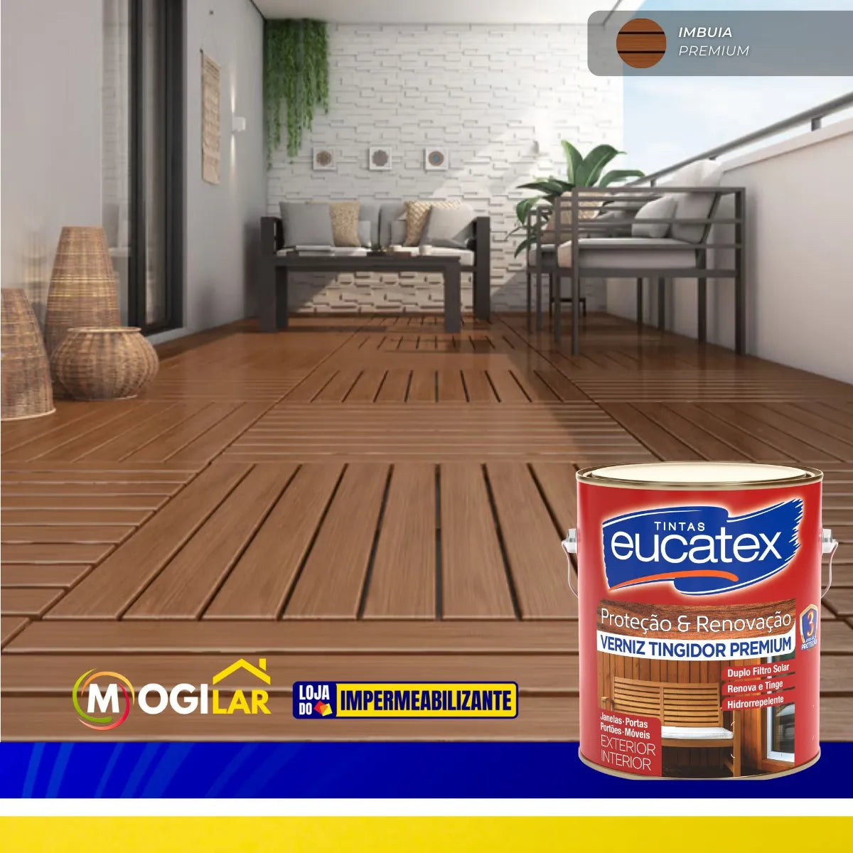 Verniz Tingidor Imbuia 1/4 - Eucatex
