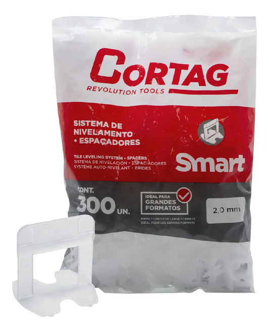 Espaçador Nivelador 2,00 MM Caixa Com 300UN - Cortag