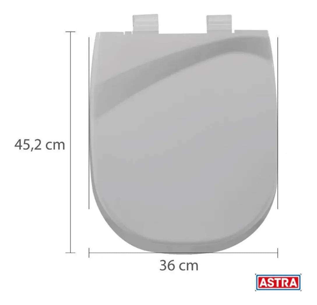 Assento Sanitario SabatiniI Soft Close Branco - Tupan