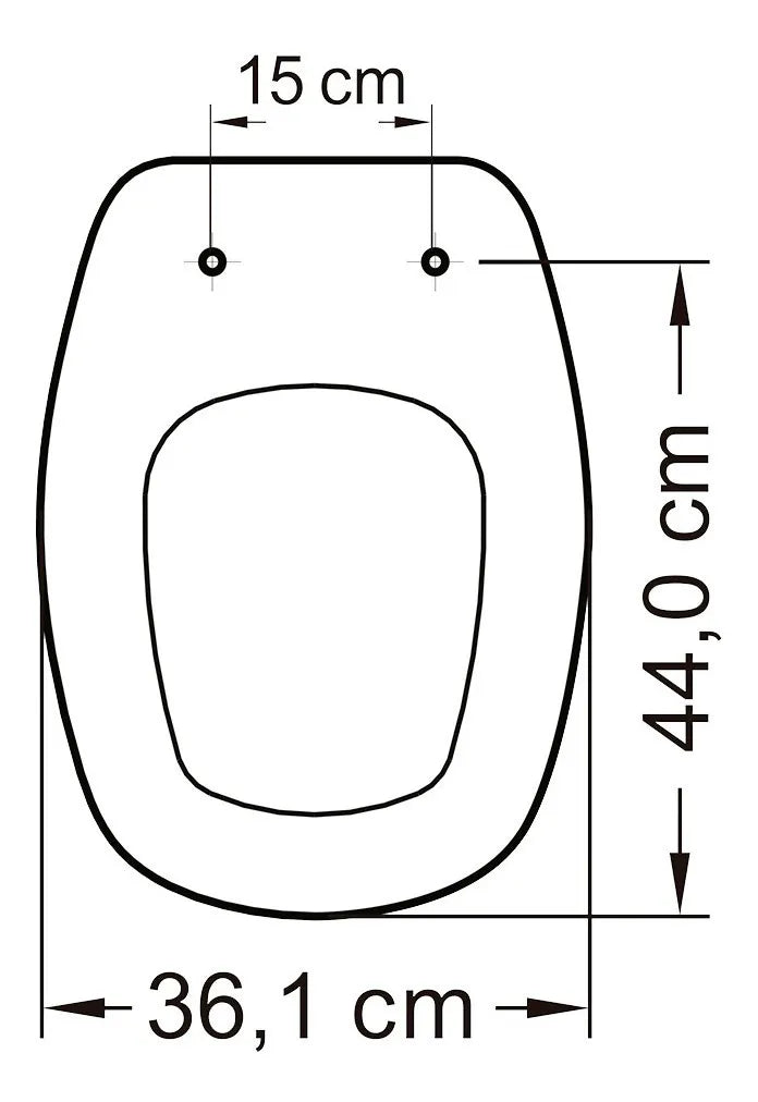 Assento Satario PP Sabatini Convencional Branco - Tupan