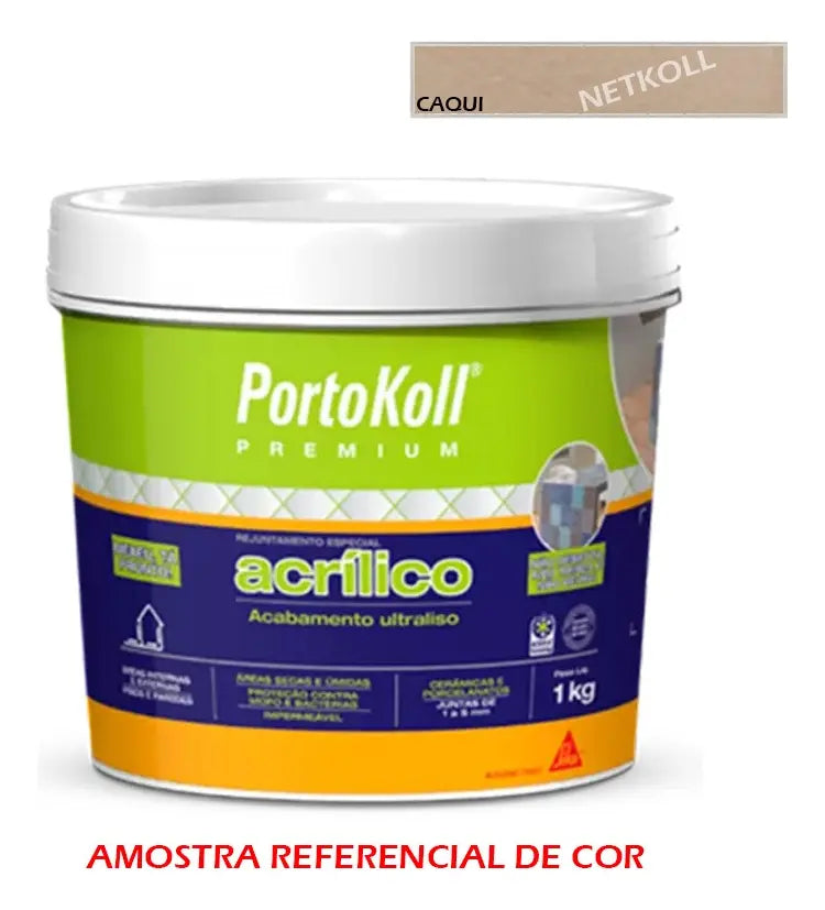 Rejunte Acrílico Caqui 1 Kg - Portokoll