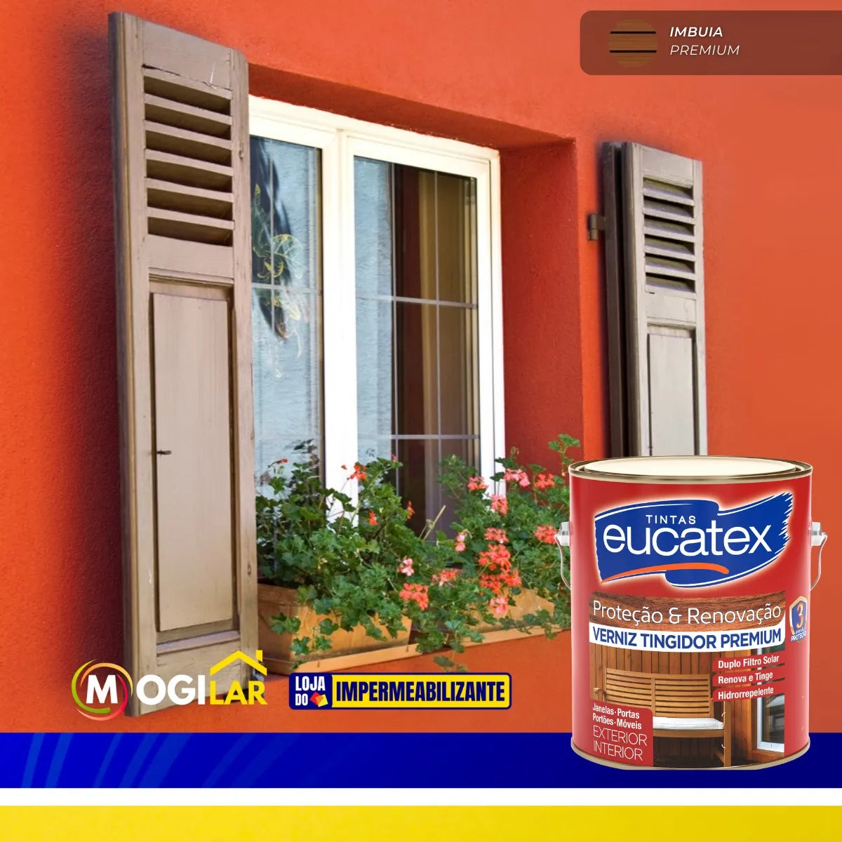 Verniz Tingidor Imbuia 1/4 - Eucatex