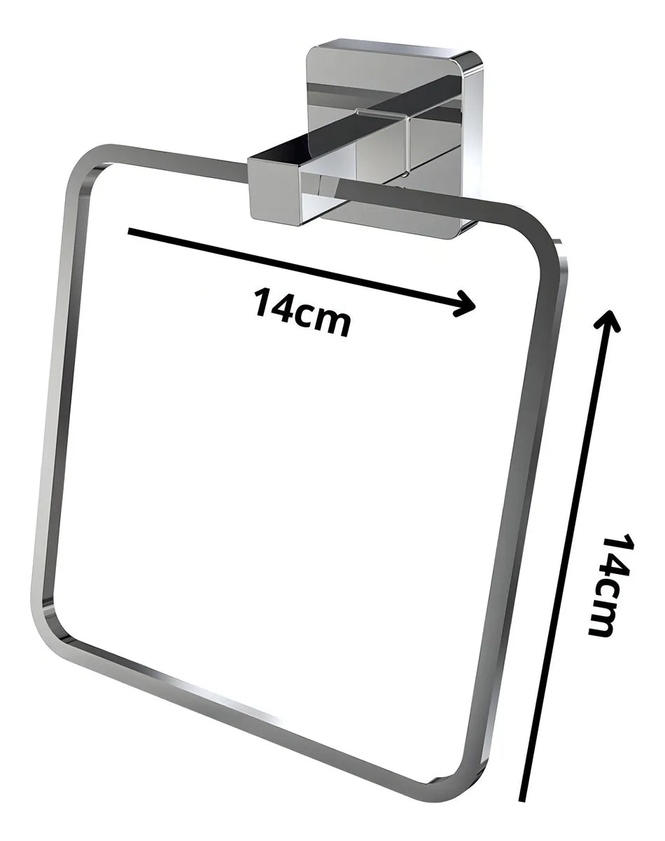 Porta Toalha Argola 4500 C27 161 MM - Fani