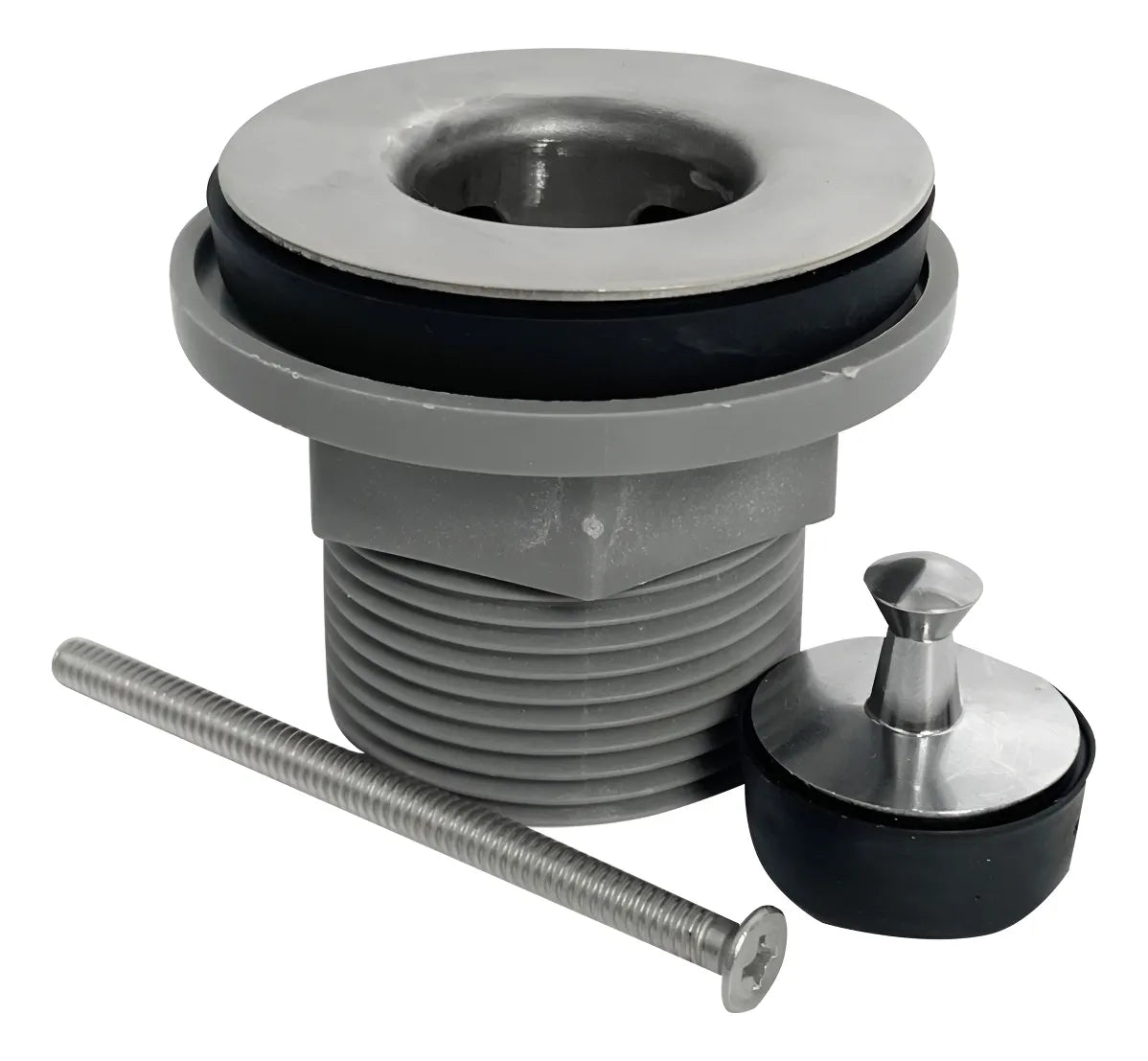 Valvula Para Lavatorio Universal 11/4 Plastico + Inox - FLVX