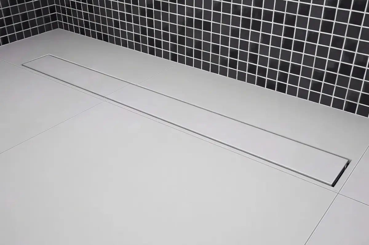 Ralo Invisivel Linear Oculto Sifonado 5X50CM Branco 2062 - Estrela