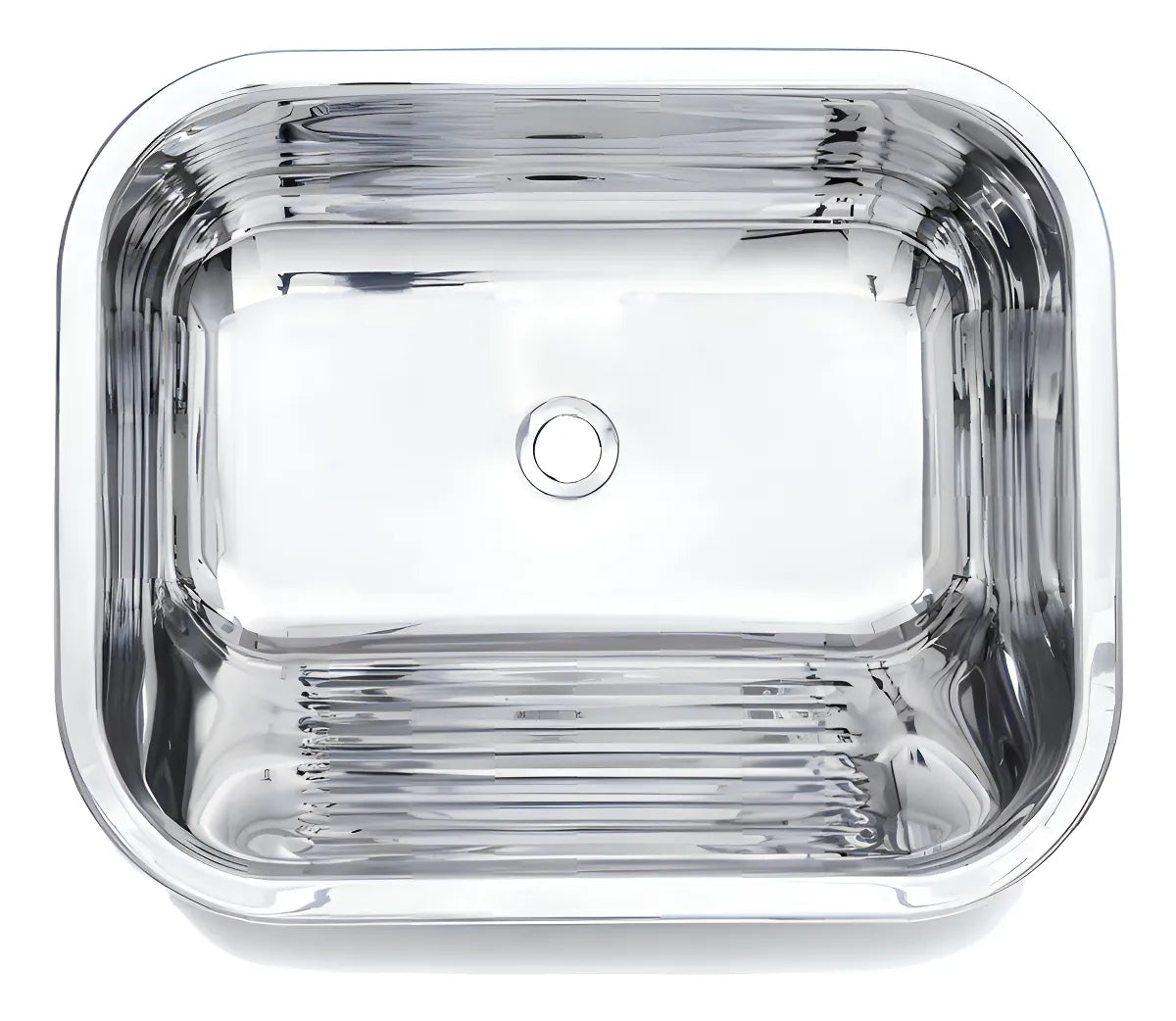 Tanque Inox Aço 304 Sobrepor Sem Fixação 40X40 22 Litros - Tecnocuba