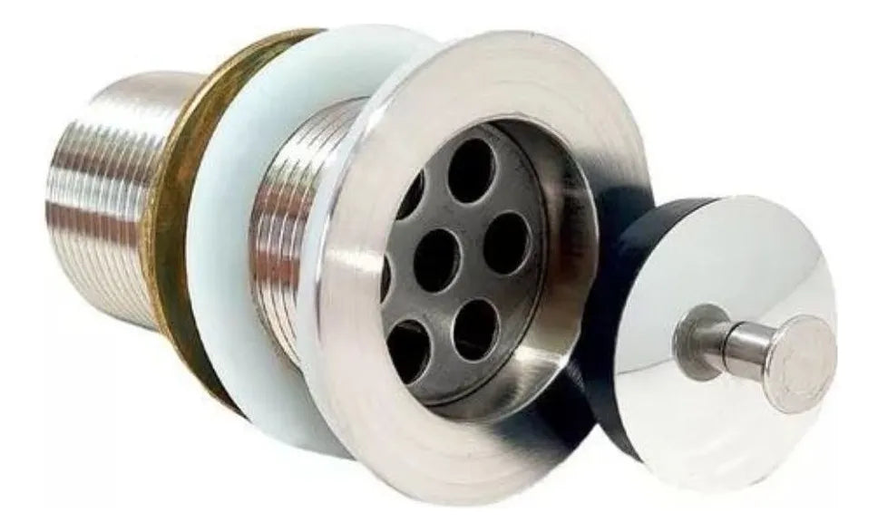 Valvula Para Lavatorio Universal 11/4 Plastico + Inox - FLVX