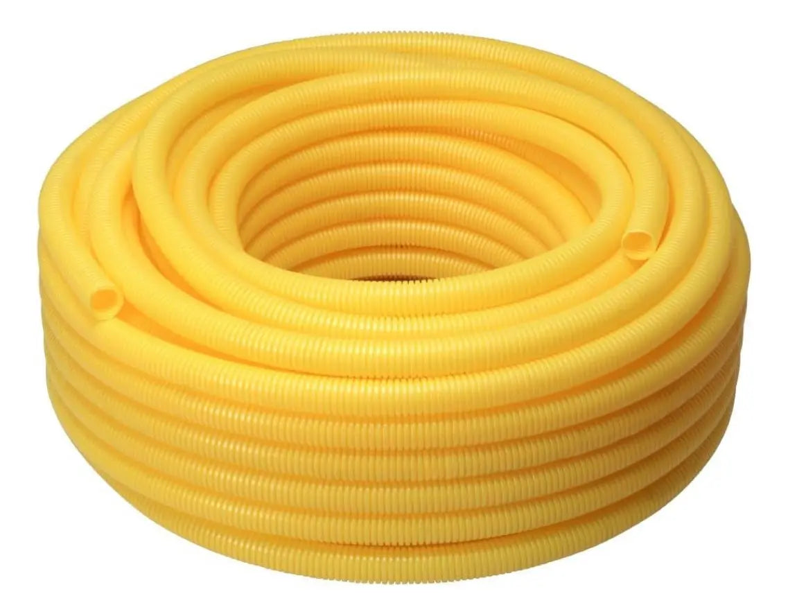 Eletroduto  25mm Amarelo Rolo 50mt - Fortlev