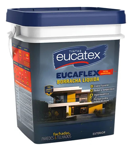 Tinta Borracha Líquida 20 KG Chromium - Eucatex