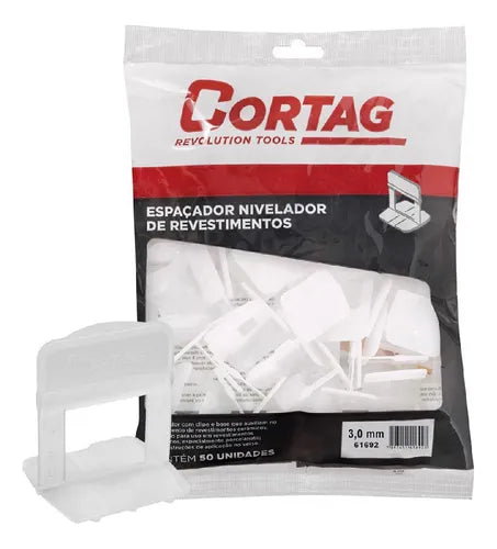 Espaçador Nivelador 3,0 MM  Pacote 50 Un  - Cortag