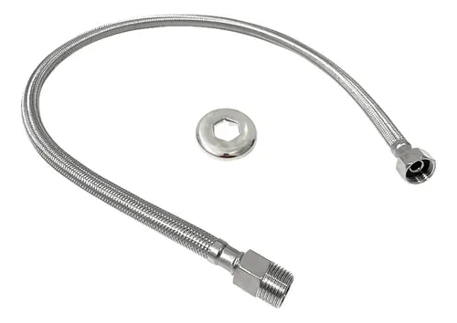 Engate Flexível de Aço Inox Trançado 1/2" X 60CM - FLVX