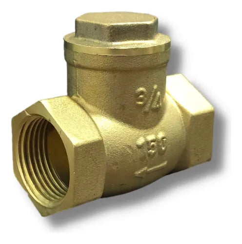Valvula Retenção Horizontal 3/4 Com Portinhola Metal - Japi