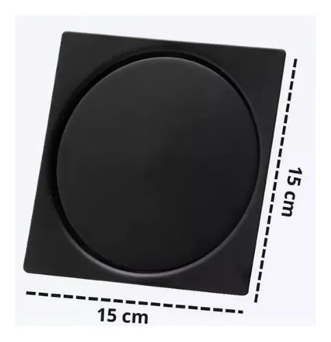 Ralo Inox Click Black 15X15 Cromado - FLVX