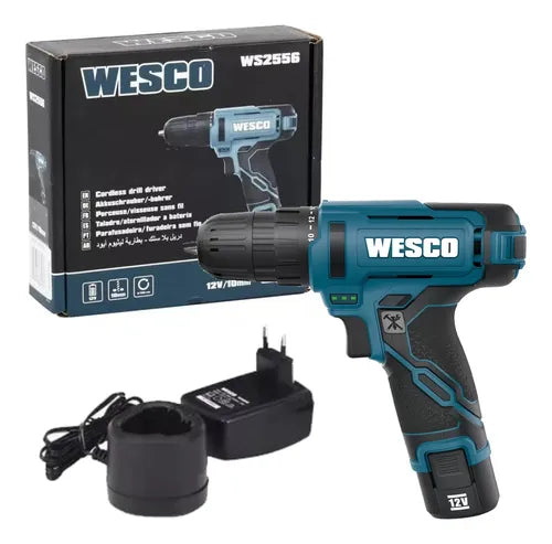 Parafusadeira e Furadeira 10 WS 2556 12V  - Wesco