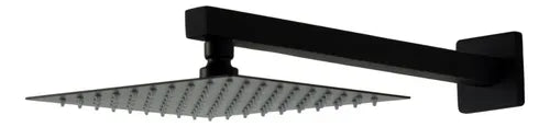 Chueveiro Black Slim 20X20CM Haste Curvada CHBLA-20CRV - FLVX