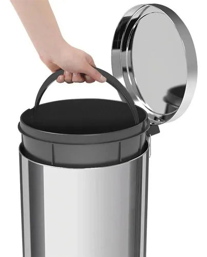 Lixeira Com Pedal Inox 30 Litros 94538130 - Tramontina