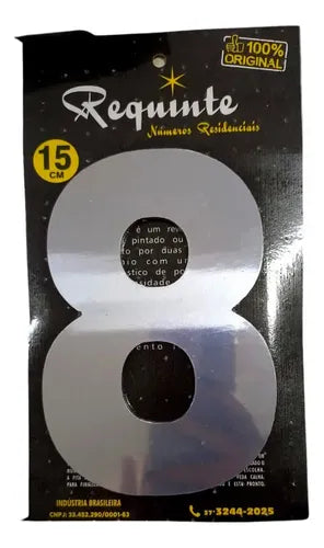 Algarismo número 8 15cm - Requinte