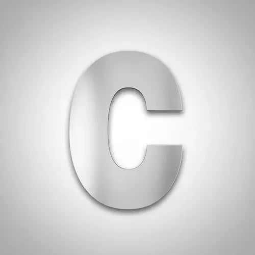 Letra C 15cm - Requinte