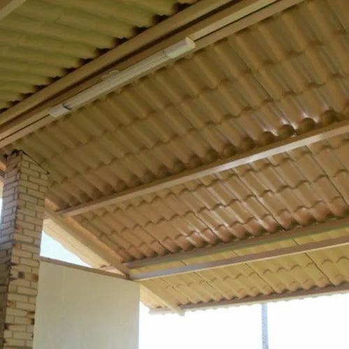 Telha Plan Colonial 3,30X88 Marfim 6 Ondas - Afort