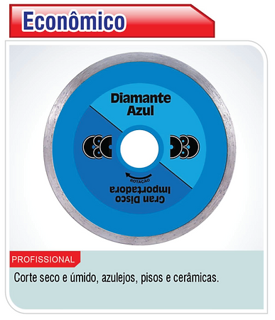 Disco Maquita Diamantado Econômico 105MM 89 - Gran Disco