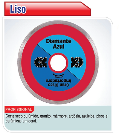 Discomaquita Diamantado liso Seco 067 - Gran Disco