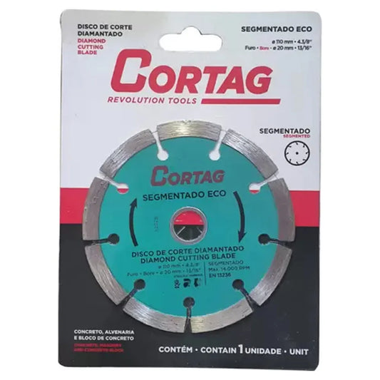 Disco Diamantado Cortag Segmentado Eco 61699 - Cortag