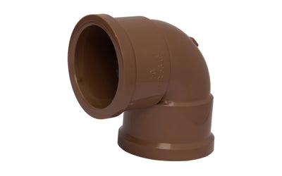 Joelho Soldável Pvc Marrom 25mm x 45 - Tubozan