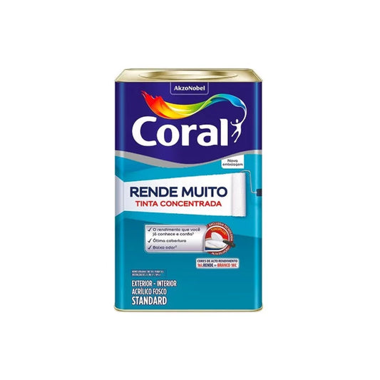 Tinta Rende Muito 16Lts Palha - Coral