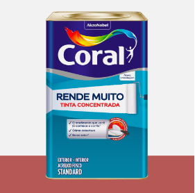 Tinta Rende Muito 16LTS Suco Goiaba - Coral