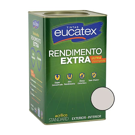 Tinta Acrílica Rendimento Extra 18L Gelo - Eucatex