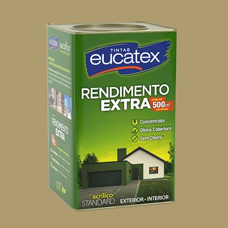 Tinta Acrílica Rendimento Extra 18L Camurça - Eucatex