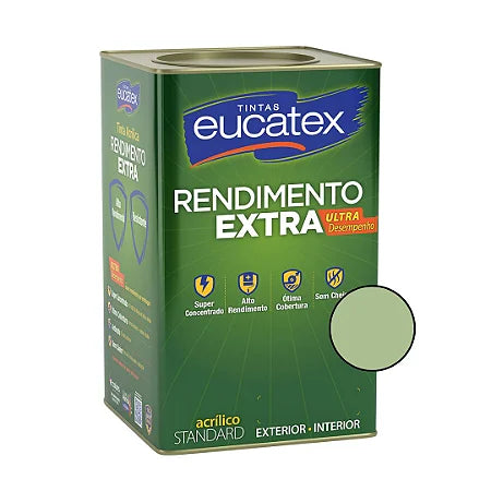Tinta Acrílica Rendimento Extra 18L Verde Kiwi - Eucatex