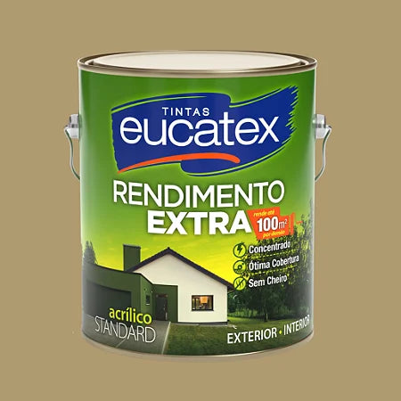 Tinta Acrílica Rendimento Extra 3,6L Camurça - Eucatex