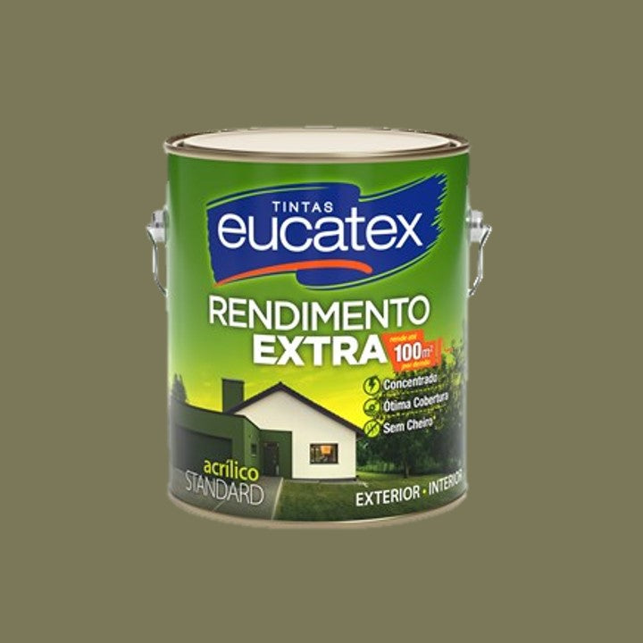 Tinta Acrílica Rendimento Extra 3,6L Concreto - Eucatex