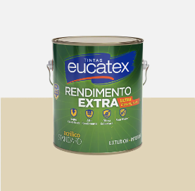 Tinta Acrílica Rendimento Extra 3,6L Areia - Eucatex