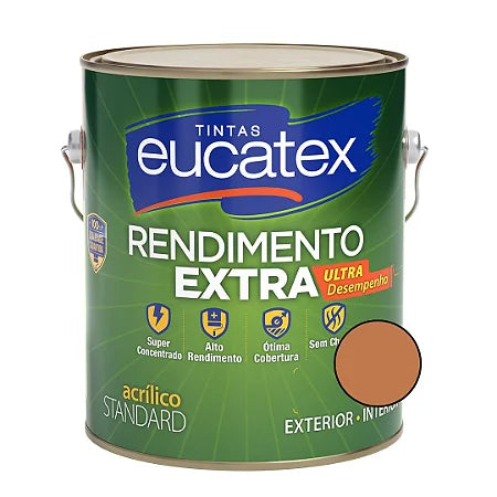 Tinta Acrílica Rendimento Extra 3,6L Pave de Chocolate - Eucatex