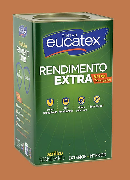 Tinta Acrílica Rendimento Extra 18L Pave De Chocolate - Eucatex