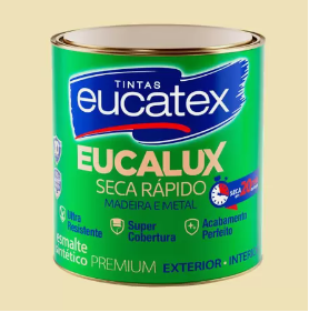 Tinta Esmalte Premium Brilhante 900ml Marfim - Eucatex