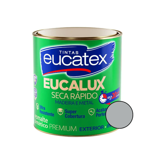 Tinta Esmalte Premium Brilhante 900ml Platina - Eucatex