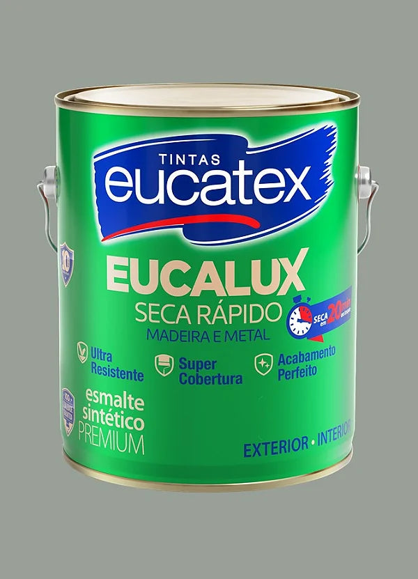 Tinta Esmalte Premuim Brilhante 3,6L Platina - Eucatex