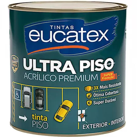 Tinta Acrílica Para Piso 900ml Branco - Eucatex