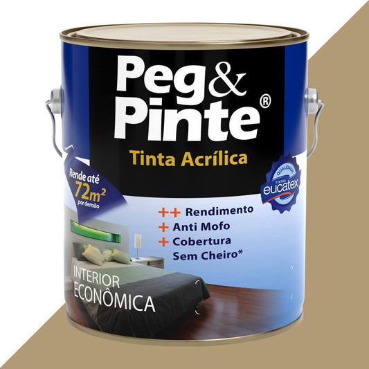 Tinta Acrílica Peg & Pinte 3,6L Camurça - Eucatex