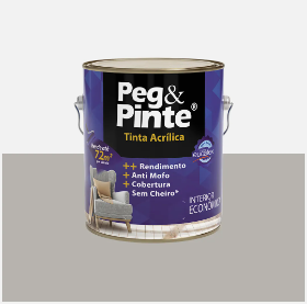 Tinta Acrílica Peg & Pinte 3,6L Chromium - Eucatex