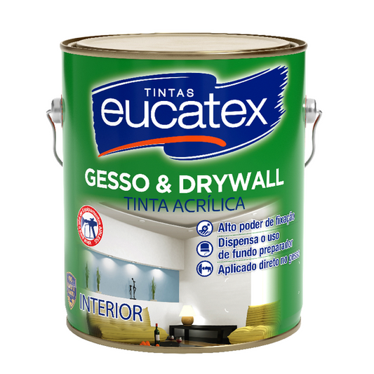 Tinta Gesso & Drywall 3,6L - Eucatex