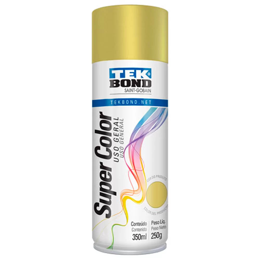 Tinta Spray Branco Dourado - Tekbond