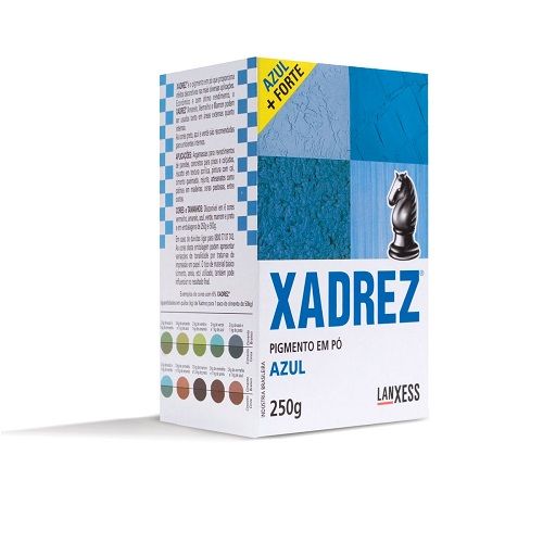 Tinta Em Pó Xadrez  Azul - Lanxess