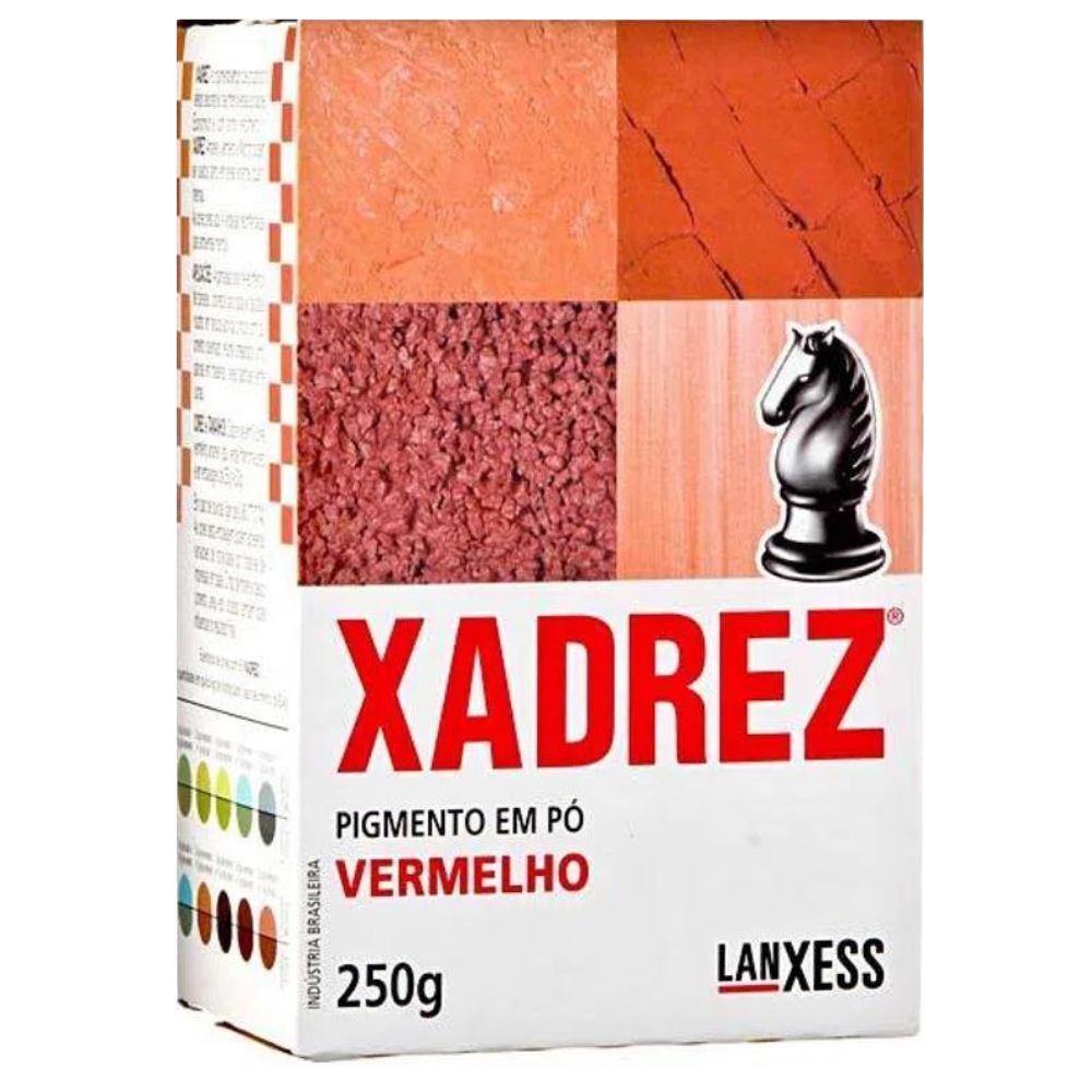 Tinta Em Pó Xadrez Vermelho - Lanxess