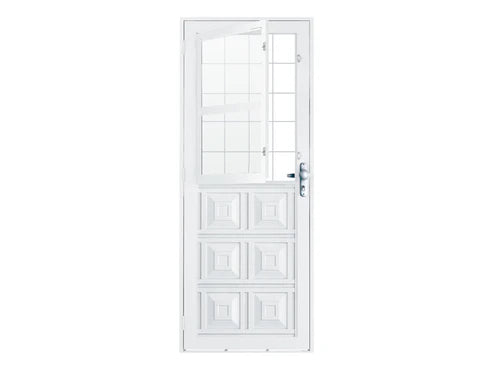 Porta Veneza Quadrada Esquerda Stander 215X085- Vitralfer