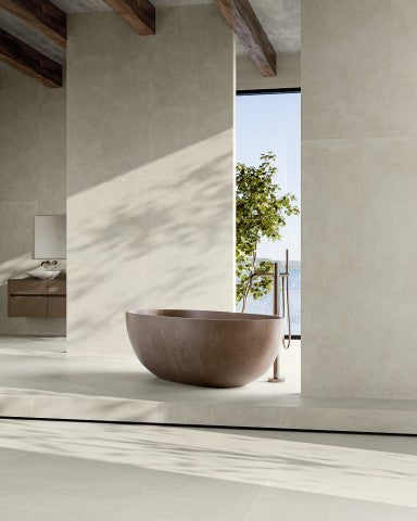 Porcelanato Elementi Grigio Satin 90x90 Acetinado - Biancogres